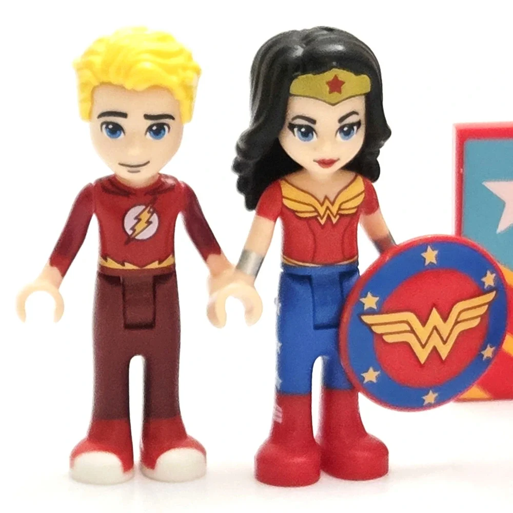 Lego DC Super Hero Girls Minifigure Lot Flash Wonder Woman Eclipso Kryptomite